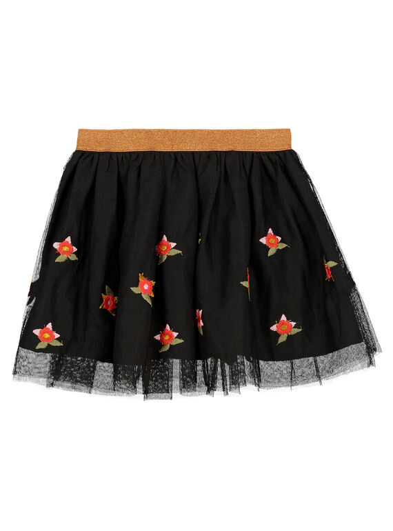 Saia em tule bordado GABRUJUP2 / 19W901K2JUPI813