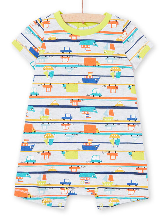 Babygro cinzento mesclado bebé menino LEGAGREVOI / 21SH14C6GREJ920