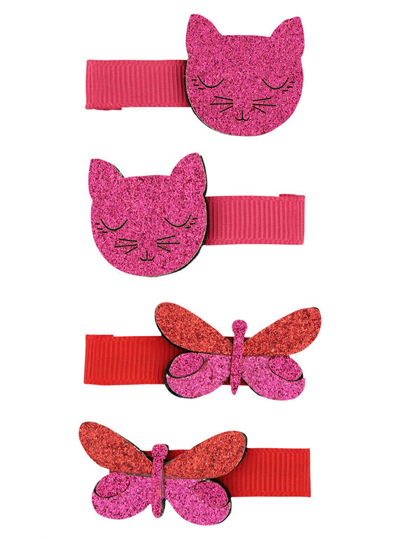 Conjunto de ganchos molas flores FYABACLIC1 / 19SI01V8BRT099
