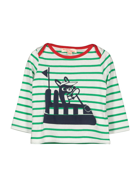 T-shirt de mangas compridas bebé menino FUCOTEE3 / 19SG1083TML099
