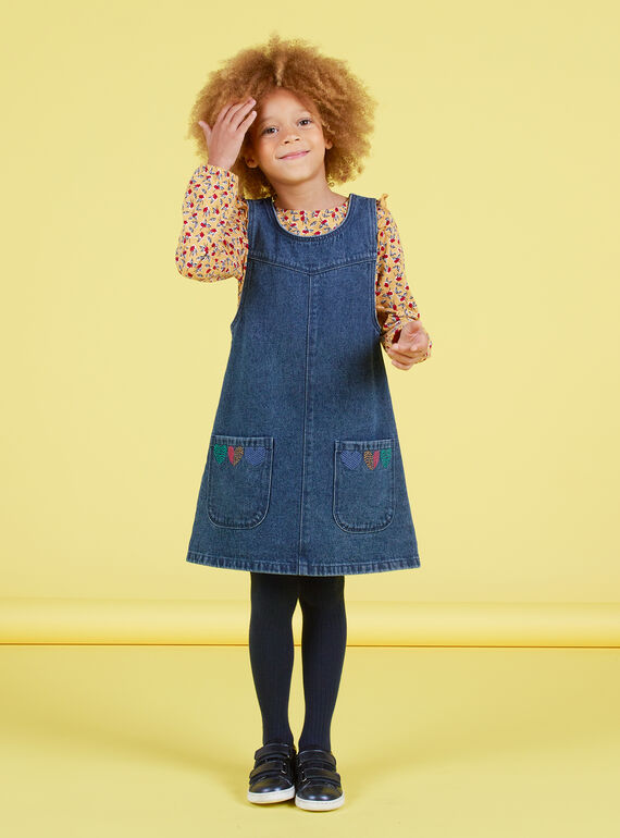 Vestido de ganga menina MAMIXROB1 / 21W901J2ROBP269