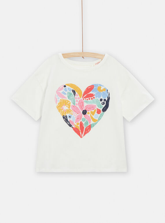 T-shirt cru menina TACLUTI3 / 24S901O3TMC001