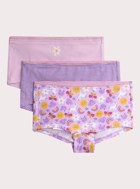 Conjunto de 3 calções de fantasia para meninas  VEFAHOTSUN / 24WH1181SHY320