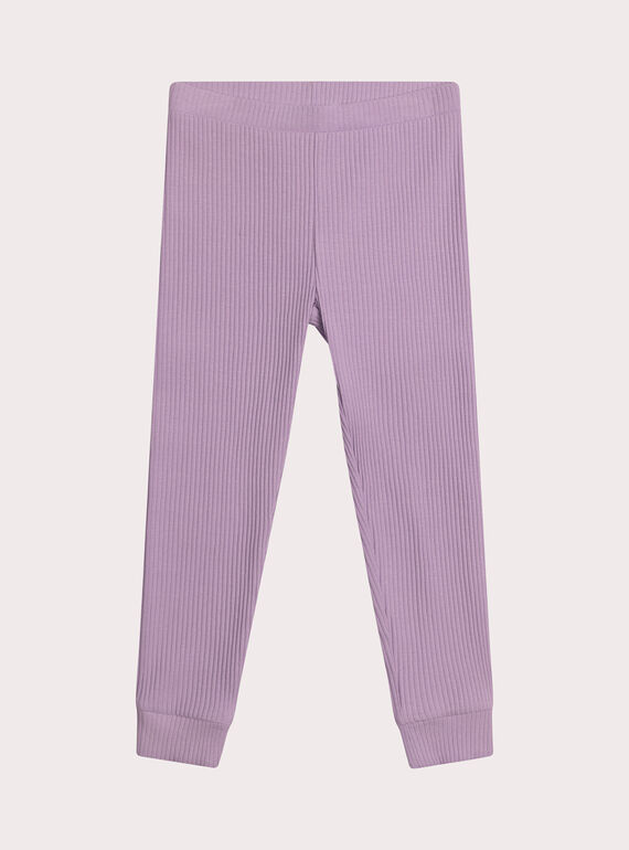 Leggings lilás para menina XYAJOLEG4 / 25WI01E1CALH707