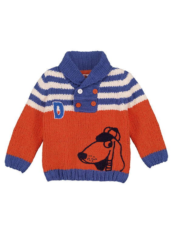 Light orange Pullover GUSANPUL / 19WG10C1PUL406