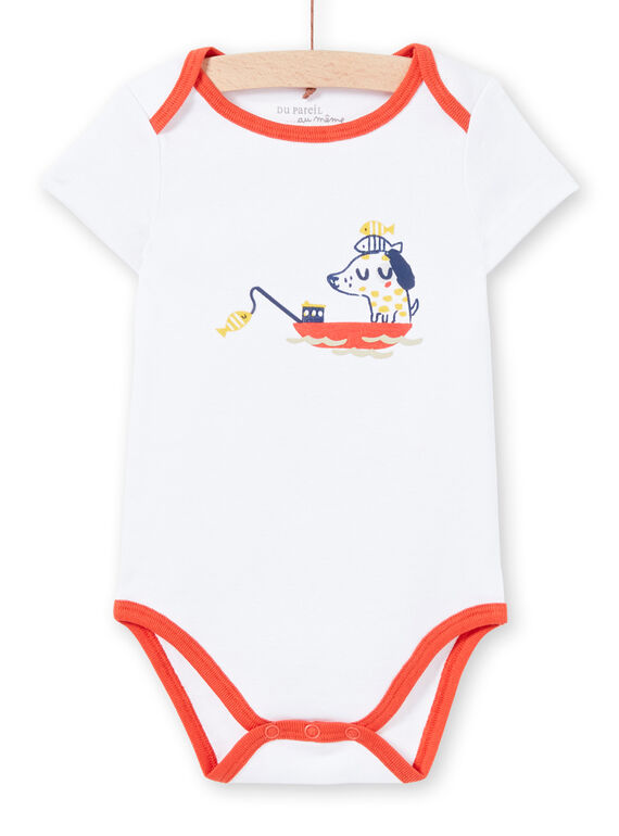 Body branco estampado bebé menino LEGABODMAR / 21SH14G5BDL000
