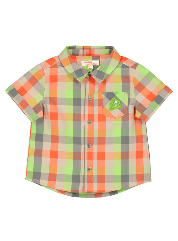 Camisa aos quadrados bebé menino FUYECHEM / 19SG10M1CHM099