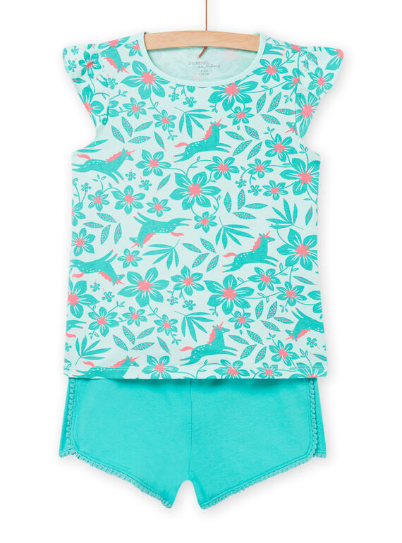 Pijama azul-ártico menina NEFAPYJBIS / 22SH11HDPYJ219