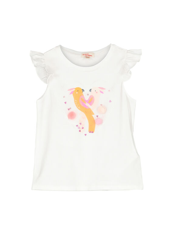 T-shirt mangas curtas menina FAPOTI3 / 19S901C1TMC000