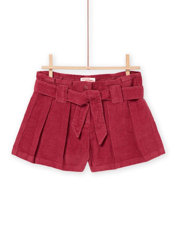 Calções cintados em veludo às riscas PAPRISHORT / 22W901P1SHO718
