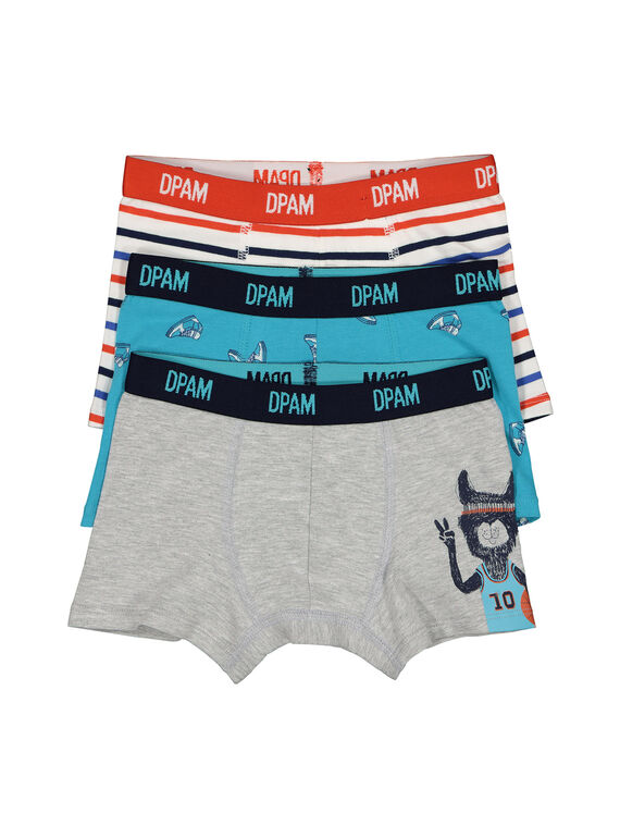 Conjunto de boxers menino FEGOBOXBAS / 19SH1252BOX000