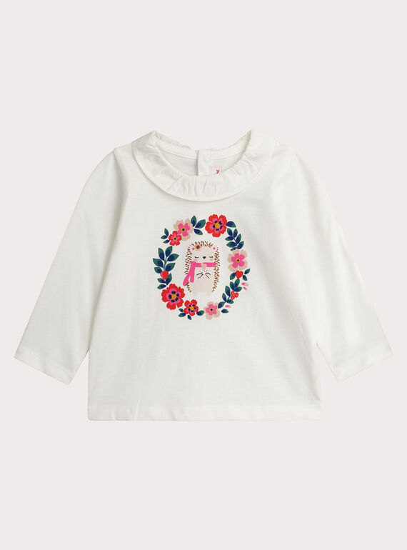 Sutiã de manga comprida com animação de ouriço para menina  VIROBRA / 24WG09P1BRA001