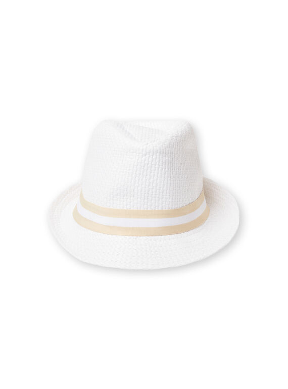 Chapéu branco bebé menino LYUBALCHA / 21SI10O1CHA000