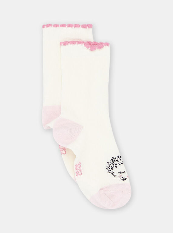 Meias crus com padrão ouriço bebé menina SYIVERSOQ / 23WI09B5SOQ001