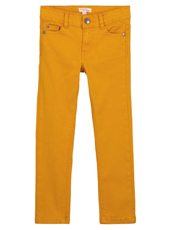 Calças Slim Stretch Ocre GOJOPATWI2 / 19W90248D2B107