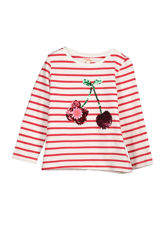 T-shirt mangas compridas menina FACOTEE2 / 19S90183TML099
