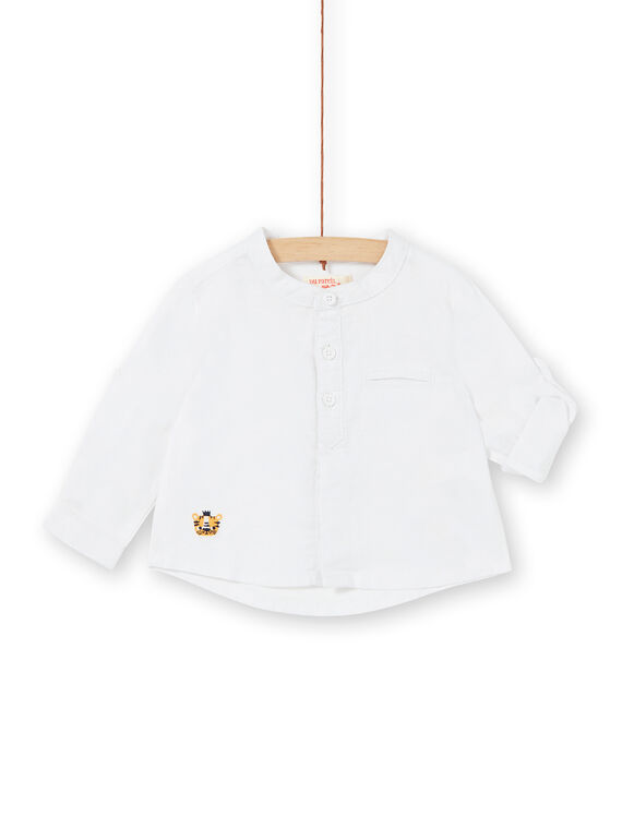 Camisa branca bebé menino LUBALCHEM / 21SG10O1CHM000