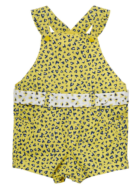 Jardineiras curtas estampadas bebé menina JITROSAC / 20SG09F1SAC102