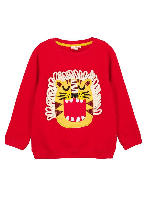 Sweat Lúdica gola redonda Vermelho GOMUSWE1 / 19W902F1SWEF518