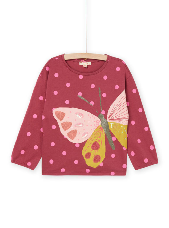 T-shirt com estampado às bolas e padrão de borboleta RAMAGTEE1 / 23S901T1TML718