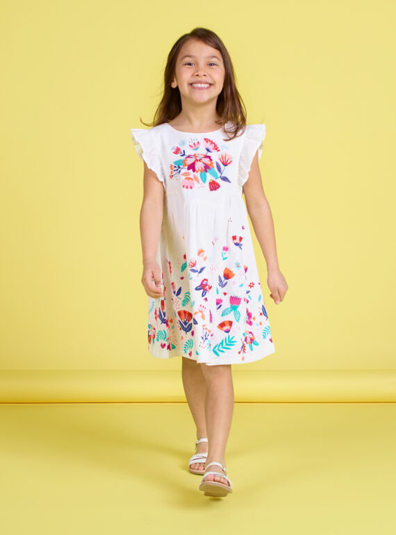 Vestido sem mangas bordada e estampado florido JAMAROB2 / 20S901P4ROB000
