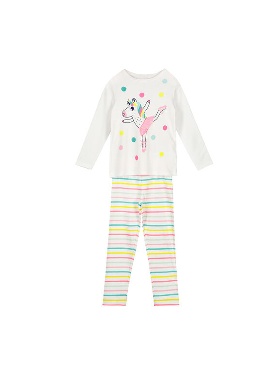 Pijama de algodão menina FEFAPYJLIC / 19SH1193PYJ000