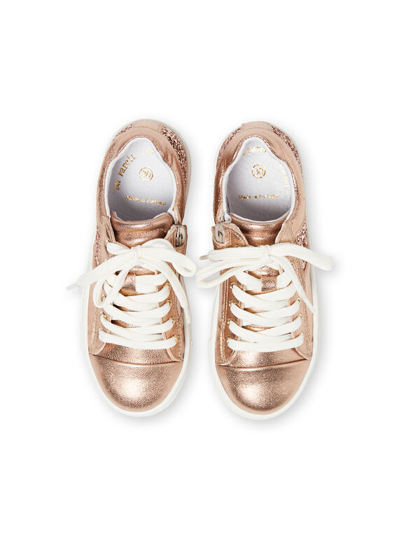 Sapatilhas dourado rosa menina LFBASGOLD / 21KK3533D3FK009