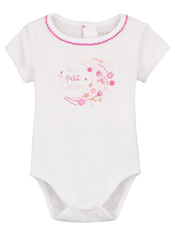 Body de mangas curtas GEFIBODMOT / 19WH1362BDL000
