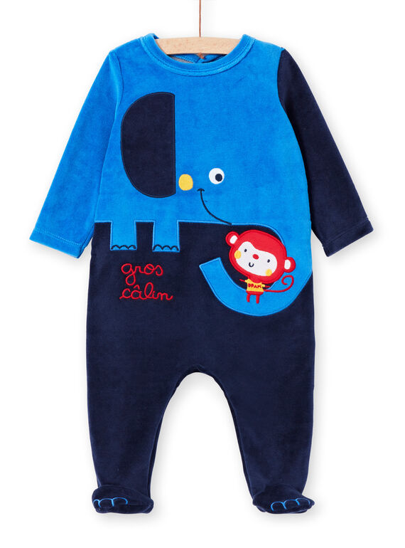 Babygro azul-noite bebé menino LEGAGRELEF / 21SH1454GRE713