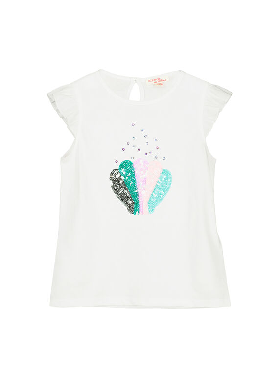 T-shirt mangas curtas menina FANETI3 / 19S901B3TMC000