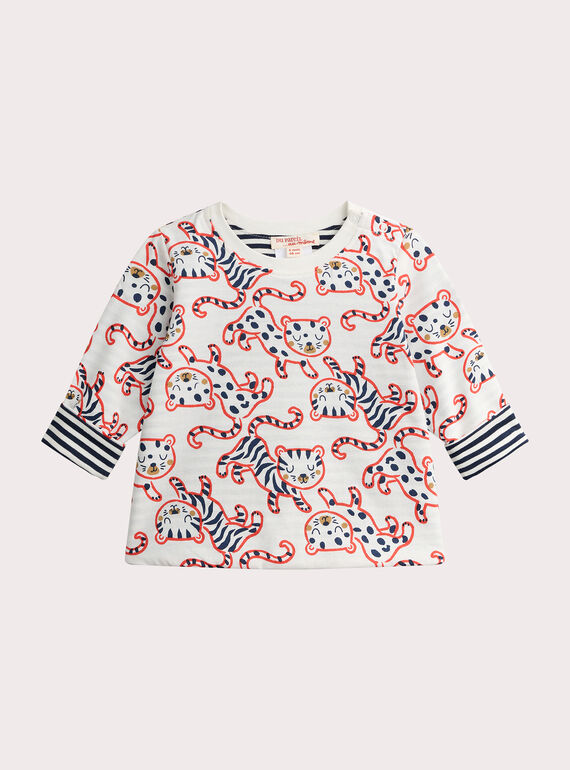 T-shirt reversível para bebé menino VUKOTEE3 / 24WG1032TML001