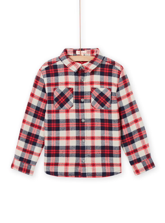 Camisa aos quadrados em flanela menino MOFUNCHEM / 21W902M1CHM810