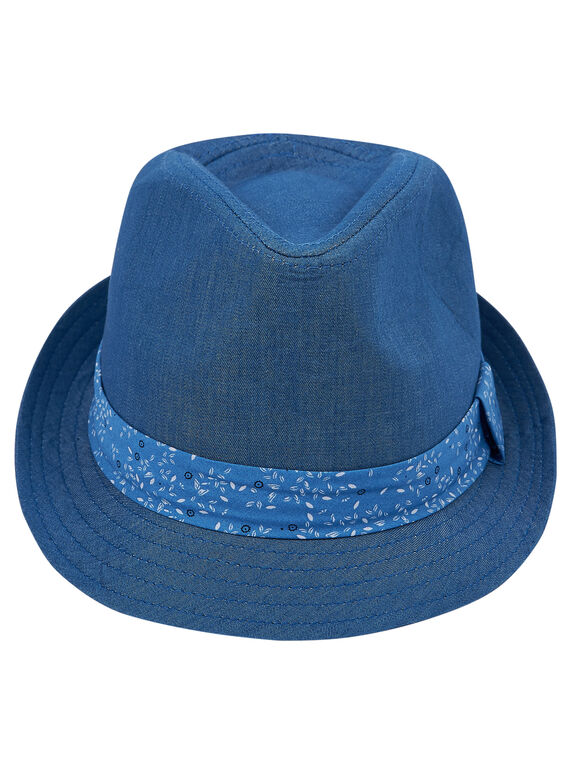Chapéu criança menino + fita com padrão JYOSOCHAP2 / 20SI0282CHA721