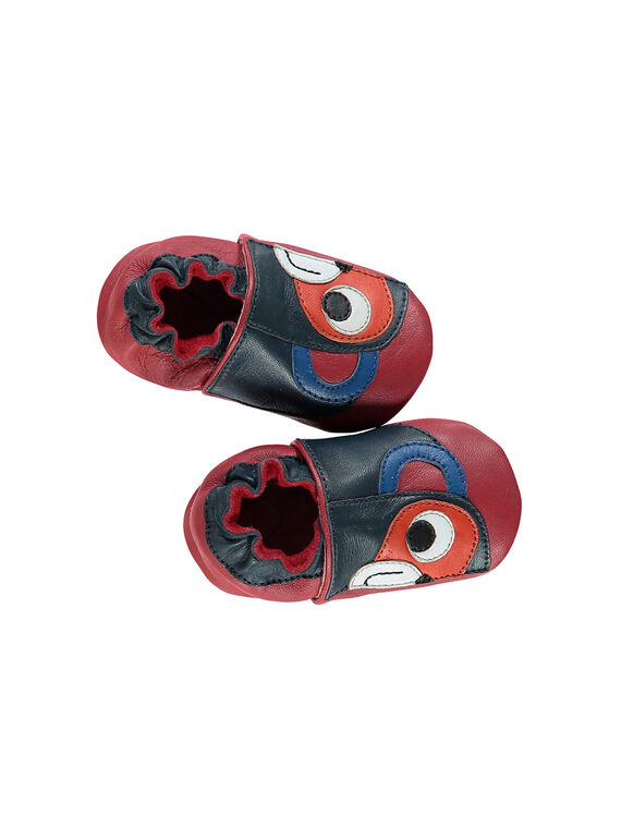 Pantufas bebé menino em couro FNGSING / 19SK3837D3S050