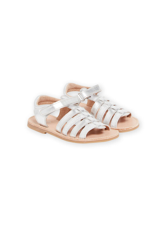 Sandálias prateadas menina NASANDCARLA / 22KK354JD0E956