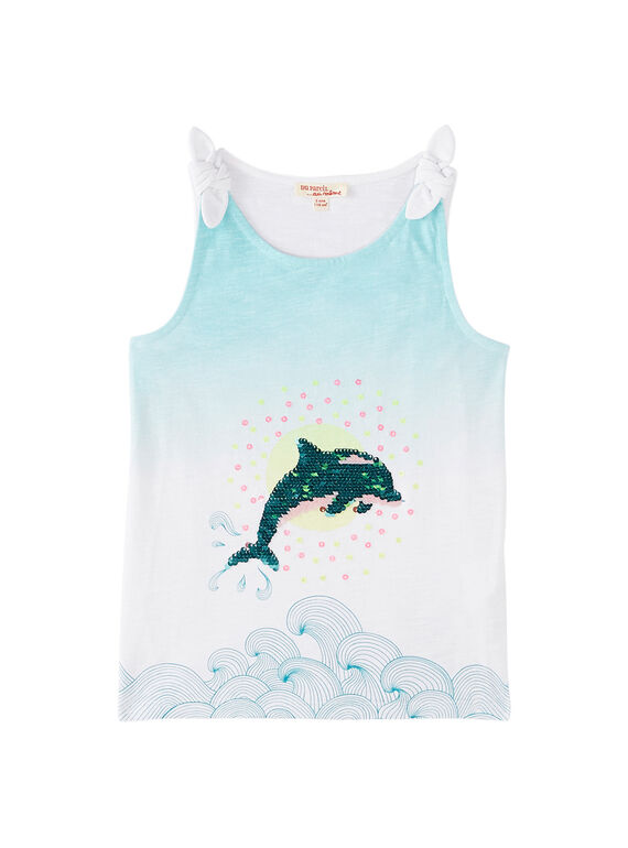 Camisola de alças Branco JAQUADEB3 / 20S901R2DEB000