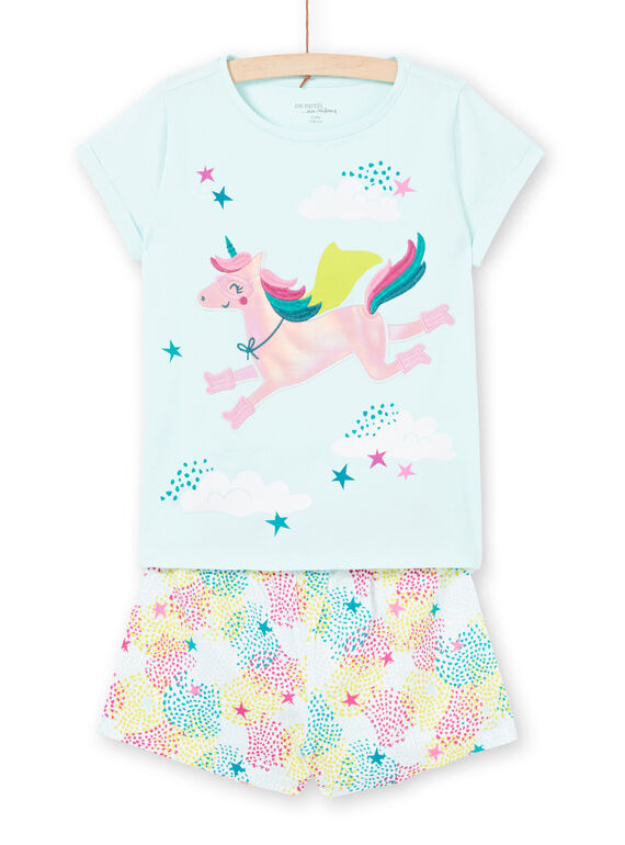 Pijama azul-celeste criança menina LEFAPYJERO / 21SH11C4PYJ219