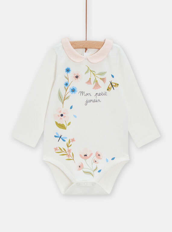 Body cru de manga comprida para bebé menina VIGABOD / 24WG0911BOD001