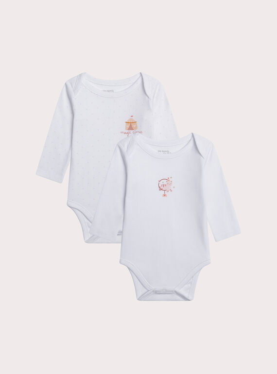White UNDERWEAR BODY XEFIBODCIR / 25WH1345BDL000