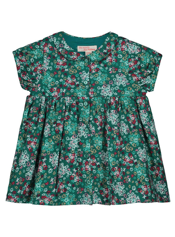 Vestido mangas curtas estampado GIVEROB1 / 19WG0921ROBG627
