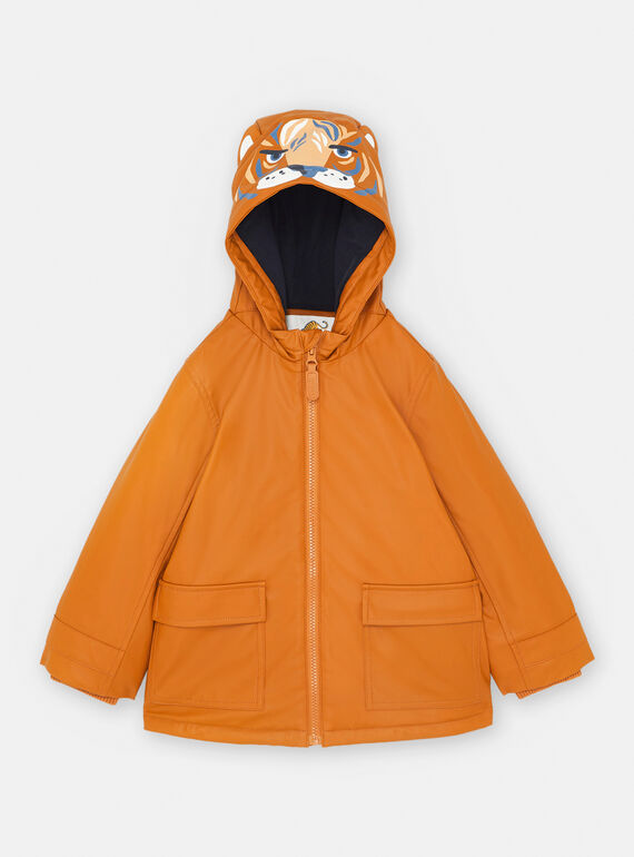 Impermeável com capuz camel SOGROIMP1 / 23W902C1D59809
