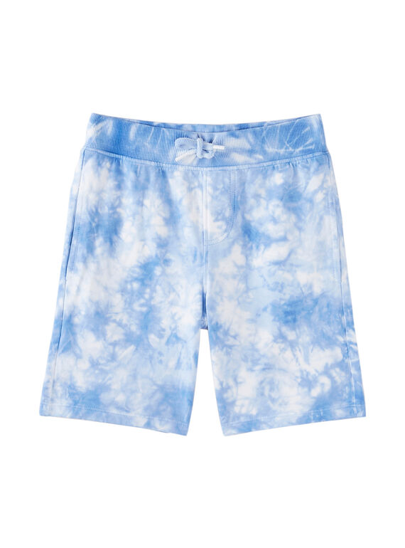 Bermudas menino em moletão em verdadeiro tie and dye JOQUABER4 / 20S902R2BER000