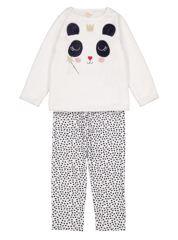 Pijama cru em soft boa criança menina GEFAPYJDA / 19WH11N5PYJ001