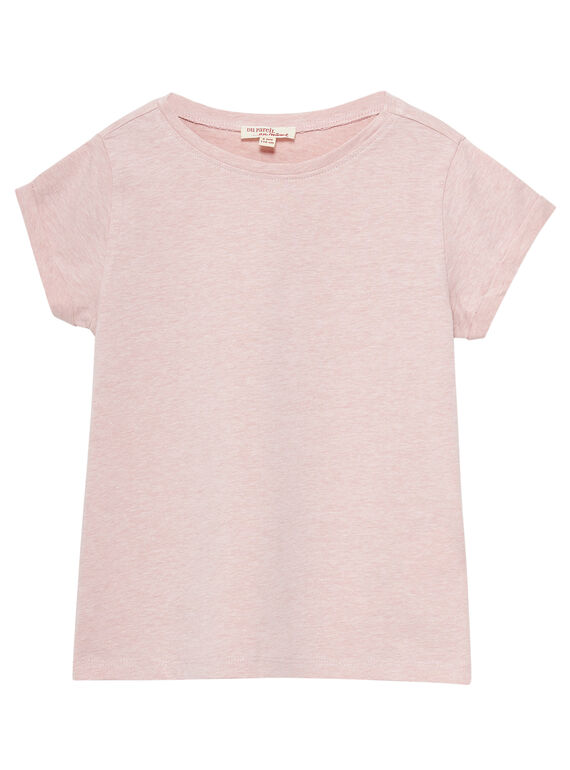 T-shirt Mangas Curtas Rosa JAESTI2 / 20S90162D31D328