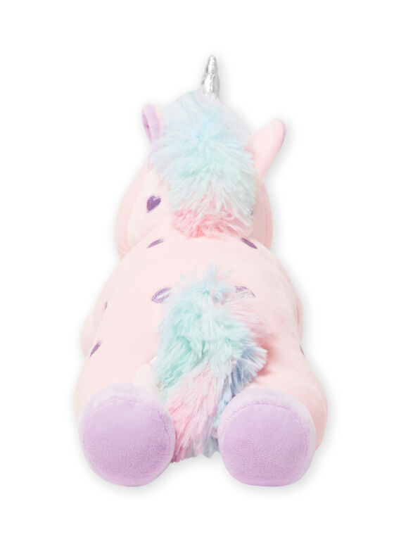 Peluche unicórnio rosa com pequenos corações violeta JLicorne rose / 20T8GF1BPE2099
