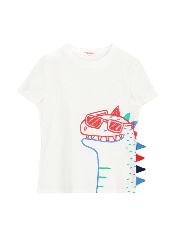 T-shirt riscas dinossauro menino FOTOTI4 / 19S902L4TMC000