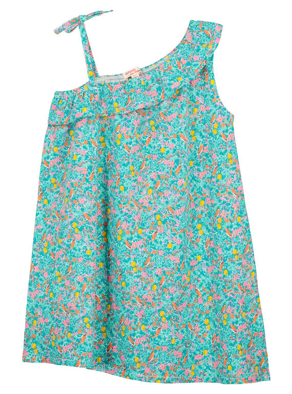 Vestido assimétrico menina FACUROB5 / 19S901N5ROB000