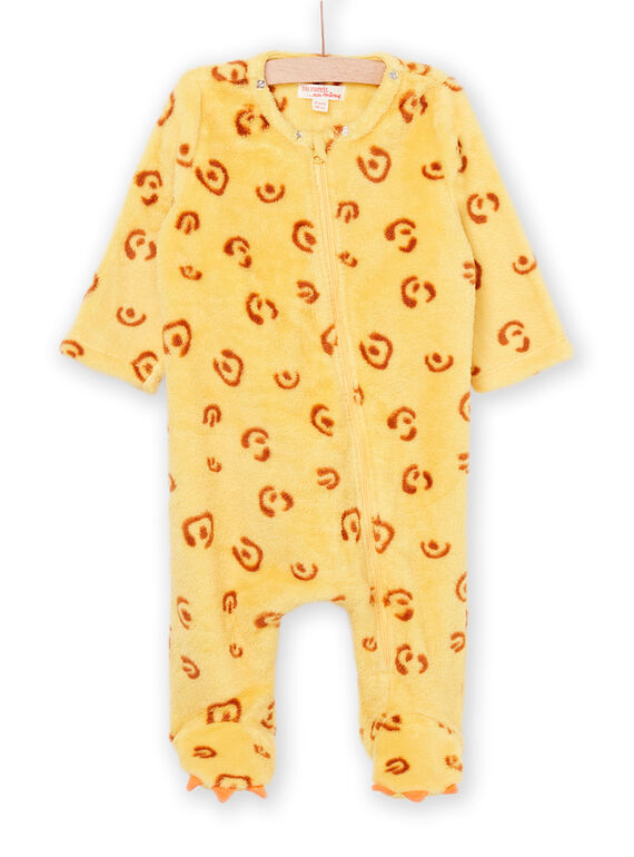 Babygro de mangas compridas com estampado de leopardo PEGASURLEO / 22WH1431SPYB105