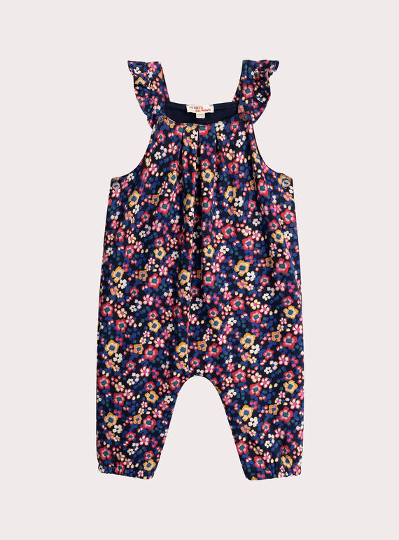 Macacão com estampa floral para menina  VIROCOMB / 24WG09P1CBL070