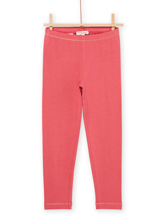 Leggings lisas rosa PYAJOLEG4 / 22WI01D1CALD305
